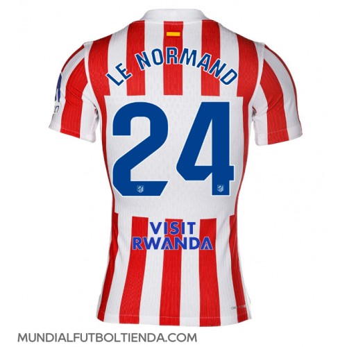 Camiseta Atletico Madrid Robin Le Normand #24 Primera Equipación Replica 2025-26 mangas cortas